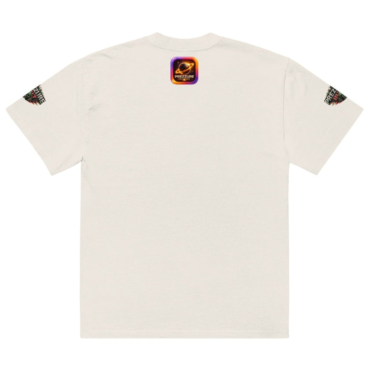 Chain Gang Oversized Faded T-Shirt | Heavyweight Streetwear Tee - We Rise Above