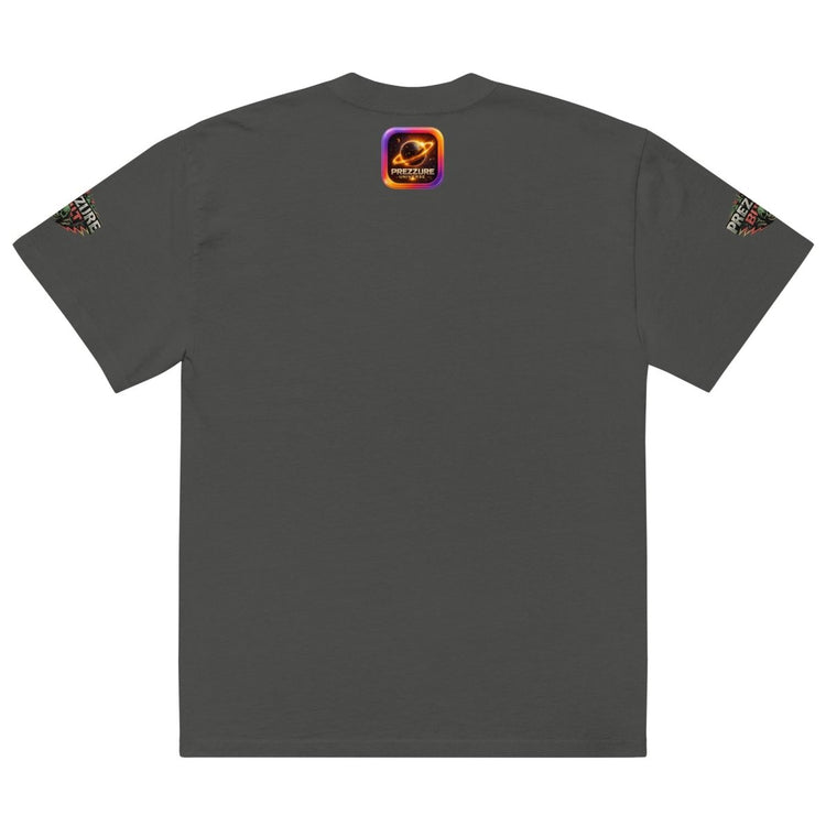 Chain Gang Oversized Faded T-Shirt | Heavyweight Streetwear Tee - We Rise Above