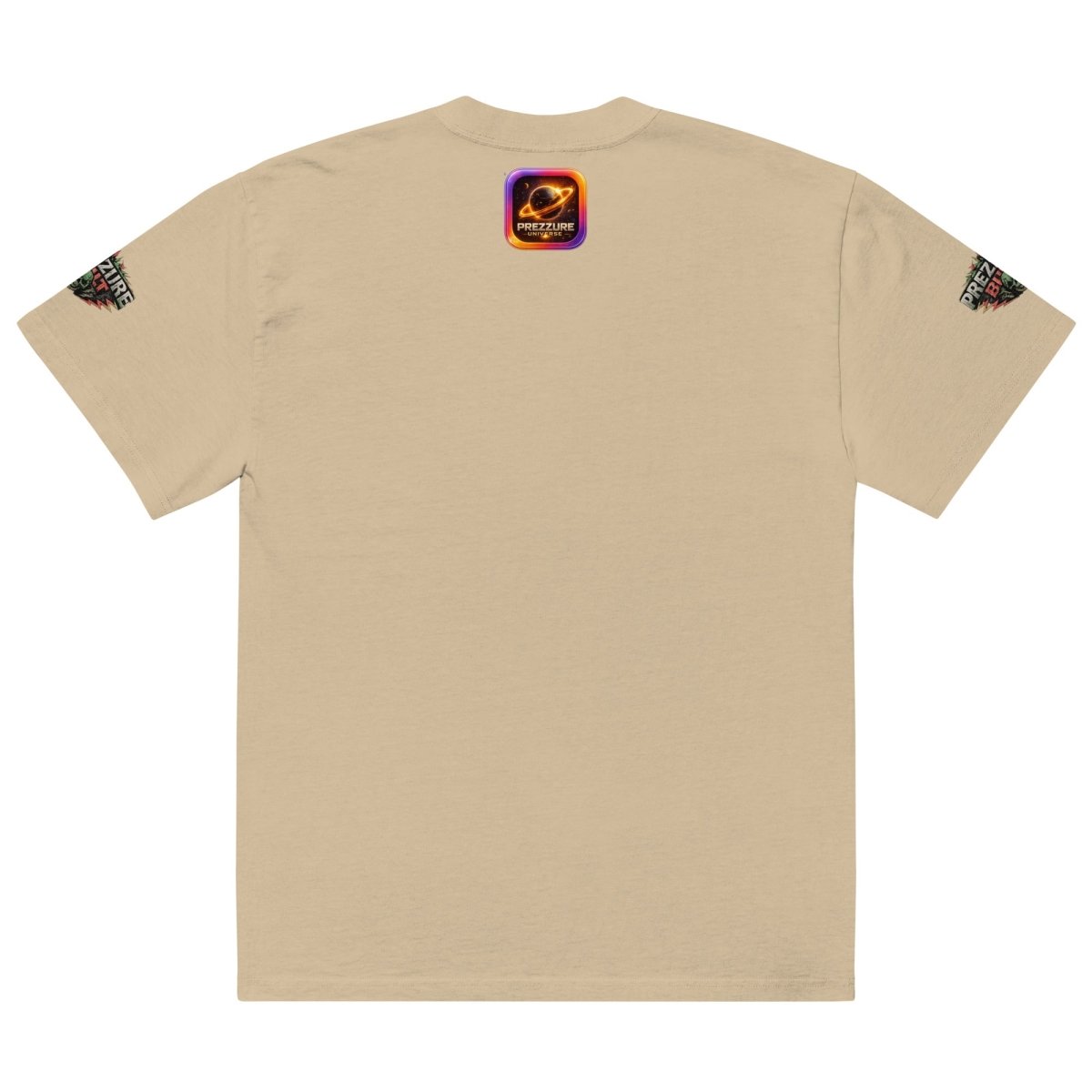 Chain Gang Oversized Faded T-Shirt | Heavyweight Streetwear Tee - We Rise Above