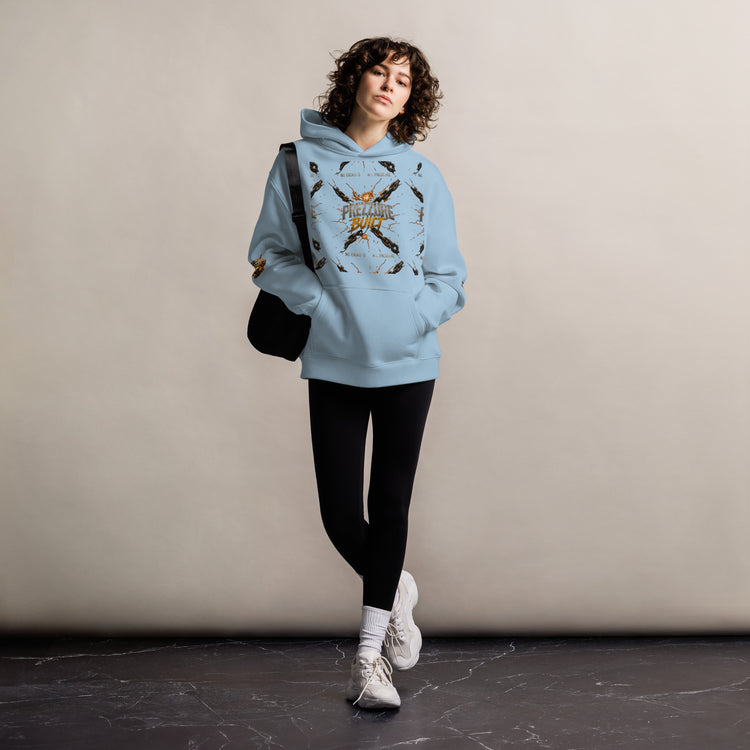 Contained Oversized Hoodie with Relaxed Streetwear Fit - We Rise Above