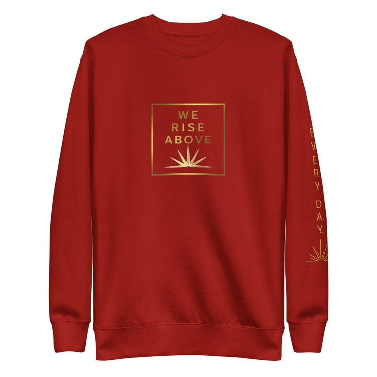 Darkest Nights Crew Sweatshirt | Graphic Streetwear - We Rise Above