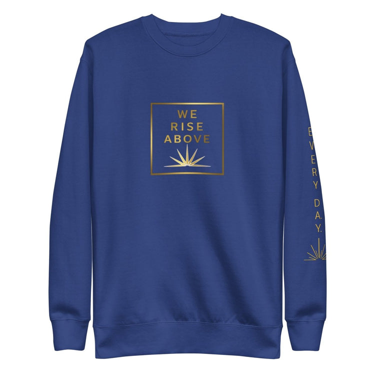 Darkest Nights Crew Sweatshirt | Graphic Streetwear - We Rise Above