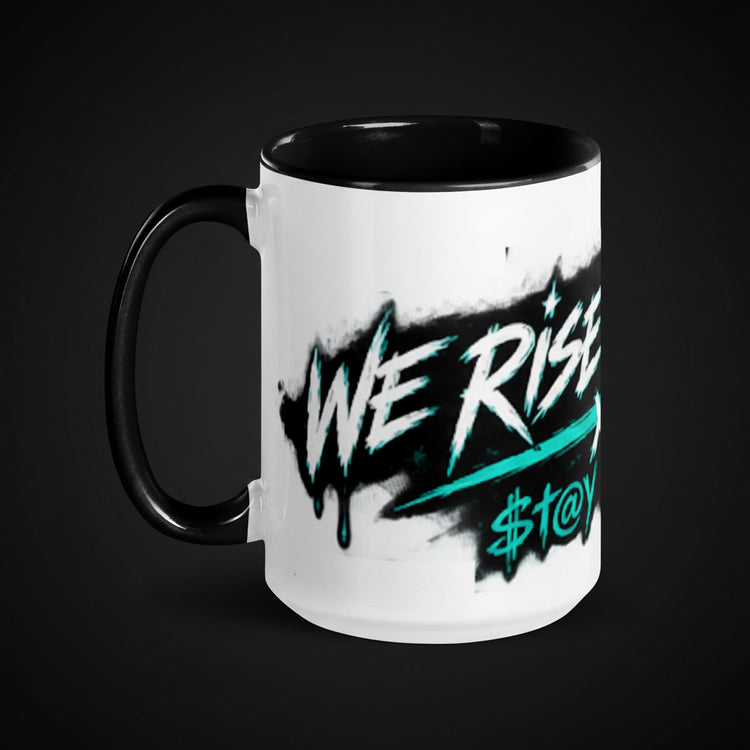 Exclusive STAY FRESCO Ceramic Coffee Mug - We Rise Above