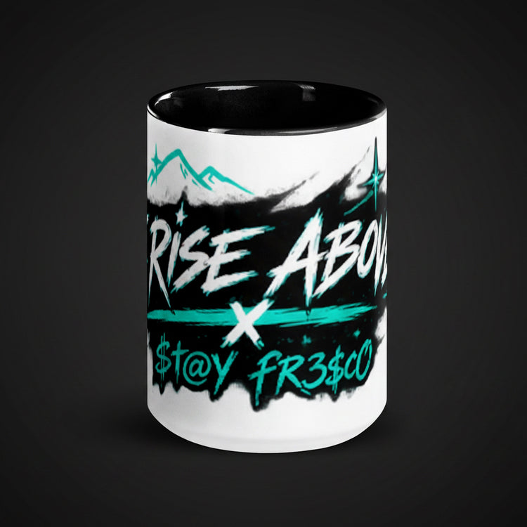 Exclusive STAY FRESCO Ceramic Coffee Mug - We Rise Above
