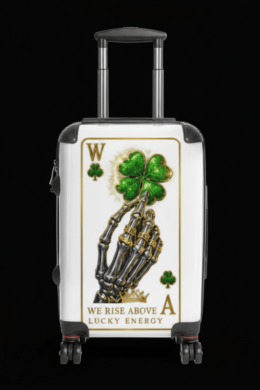 Lucky Energy Hard Shell Suitcase for Everyday Travel - We Rise Above