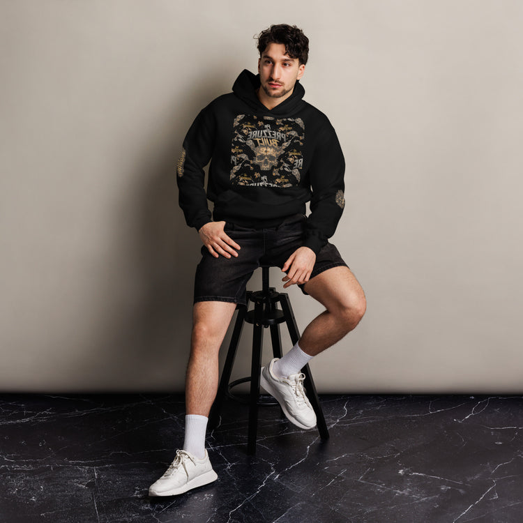 Prezzure Skull Oversized Hoodie | Graphic Streetwear - We Rise Above