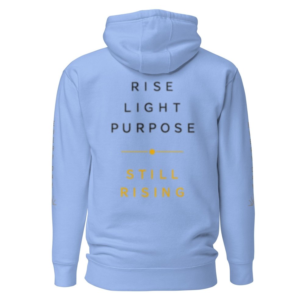 WE RISE ABOVE | Rise Light Purpose Premium Pullover Hoodie - PREZZUREVERSE