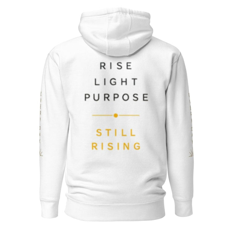WE RISE ABOVE | Rise Light Purpose Premium Pullover Hoodie - PREZZUREVERSE