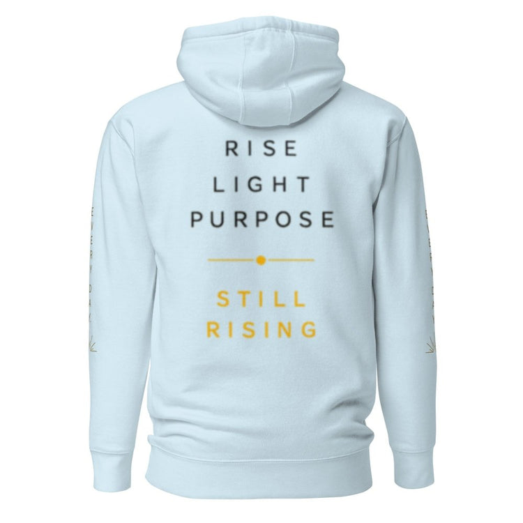 WE RISE ABOVE | Rise Light Purpose Premium Pullover Hoodie - PREZZUREVERSE