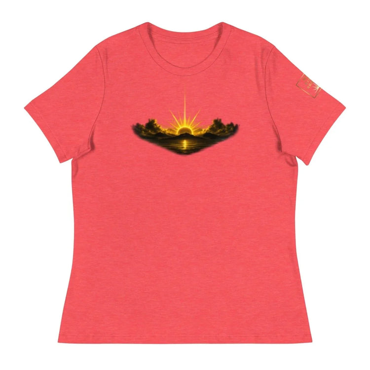 Rise Up Sunshine Women's Tee | Positive Graphic T-Shirt - We Rise Above