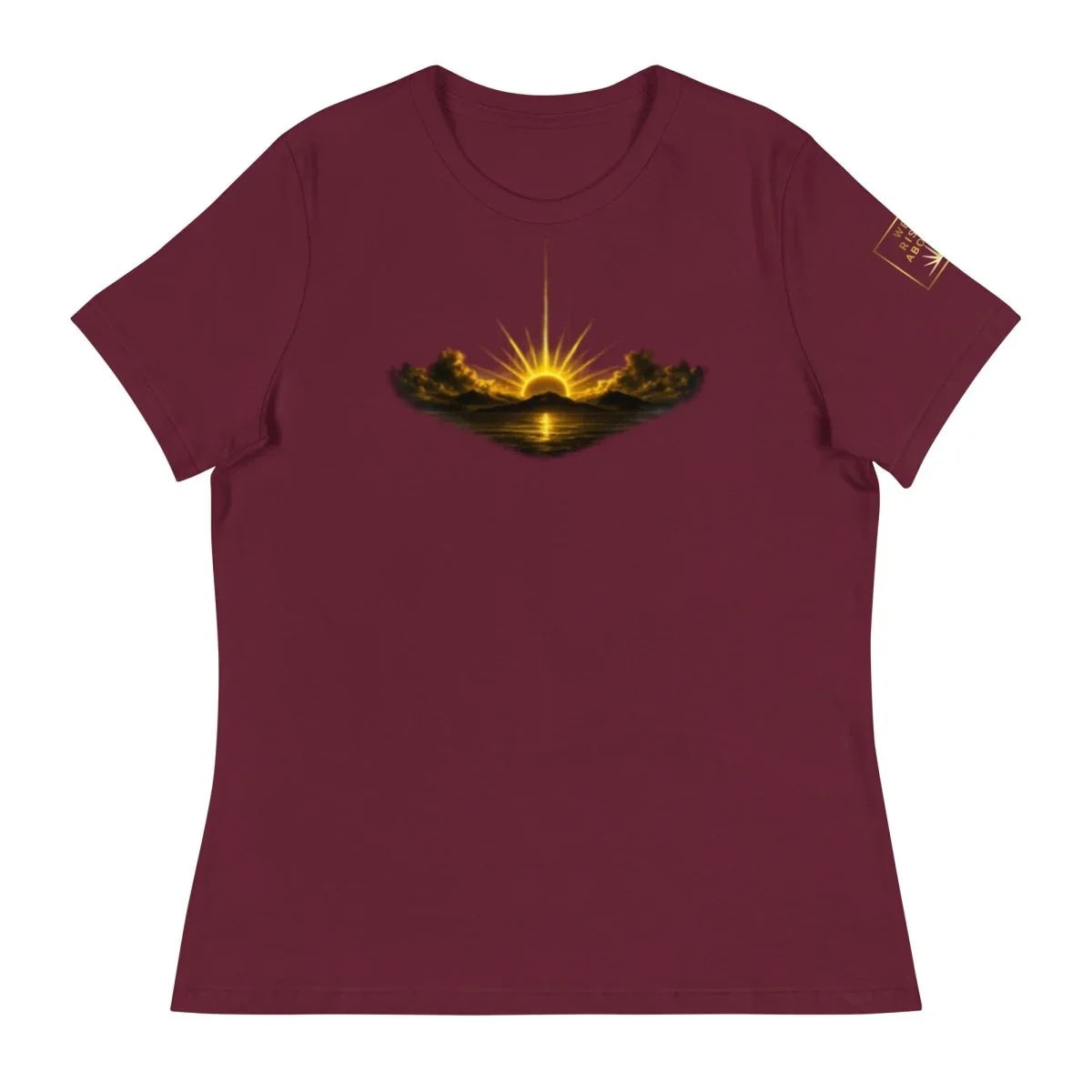 Rise Up Sunshine Women's Tee | Positive Graphic T-Shirt - We Rise Above