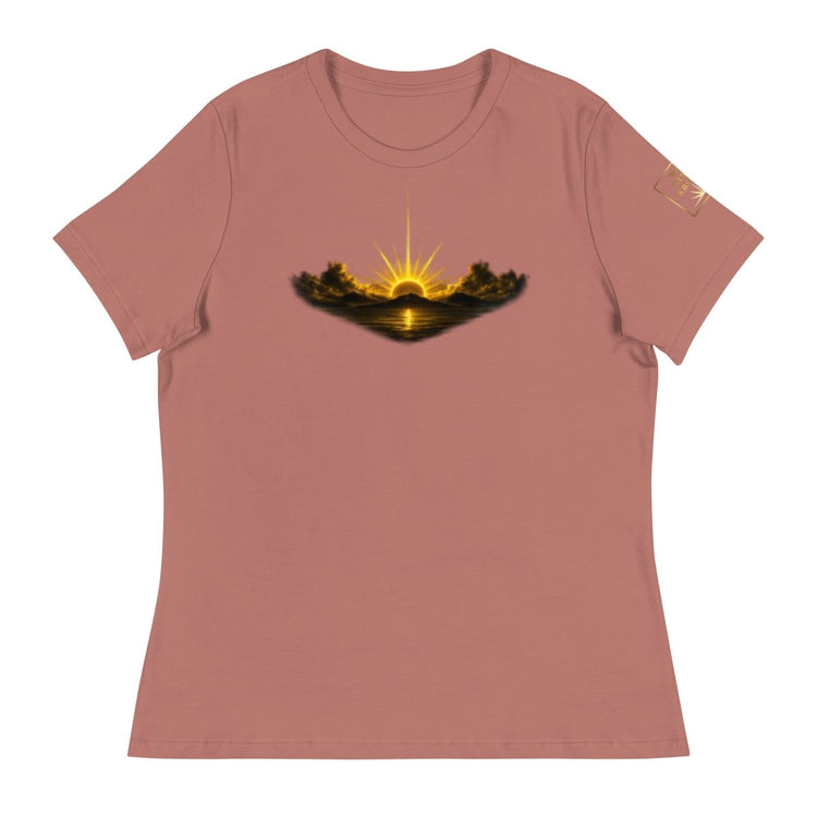 Rise Up Sunshine Women's Tee | Positive Graphic T-Shirt - PREZZUREVERSE