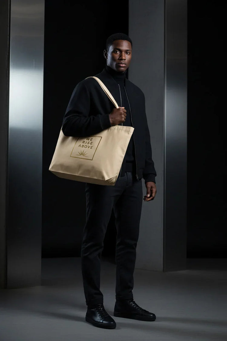 Rise Up Tote Bag | Premium Reusable Carryall - We Rise Above