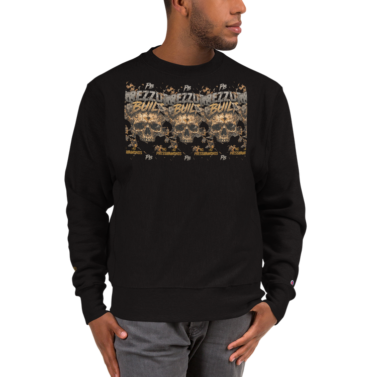 Skullz Champion Sweatshirt | Heavyweight Fleece Pullover - We Rise Above