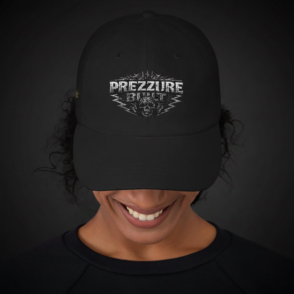 Skullz Dad Hat | PREZZURE BUILT Embroidered Cap - We Rise Above