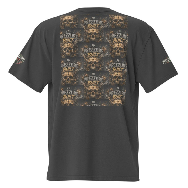 Skullz Oversized Faded T-Shirt | Premium Skull Graphic Tee - We Rise Above