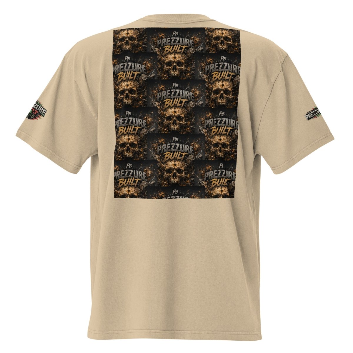 Skullz Oversized Faded T-Shirt | Premium Skull Graphic Tee - We Rise Above