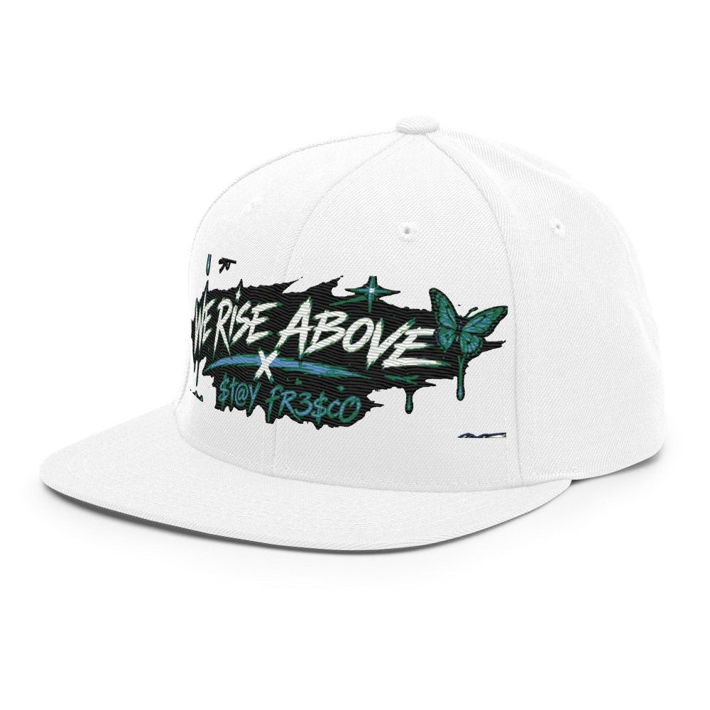 STAY FRESCO | Flat Brim Snapback Hat with Adjustable Fit - We Rise Above