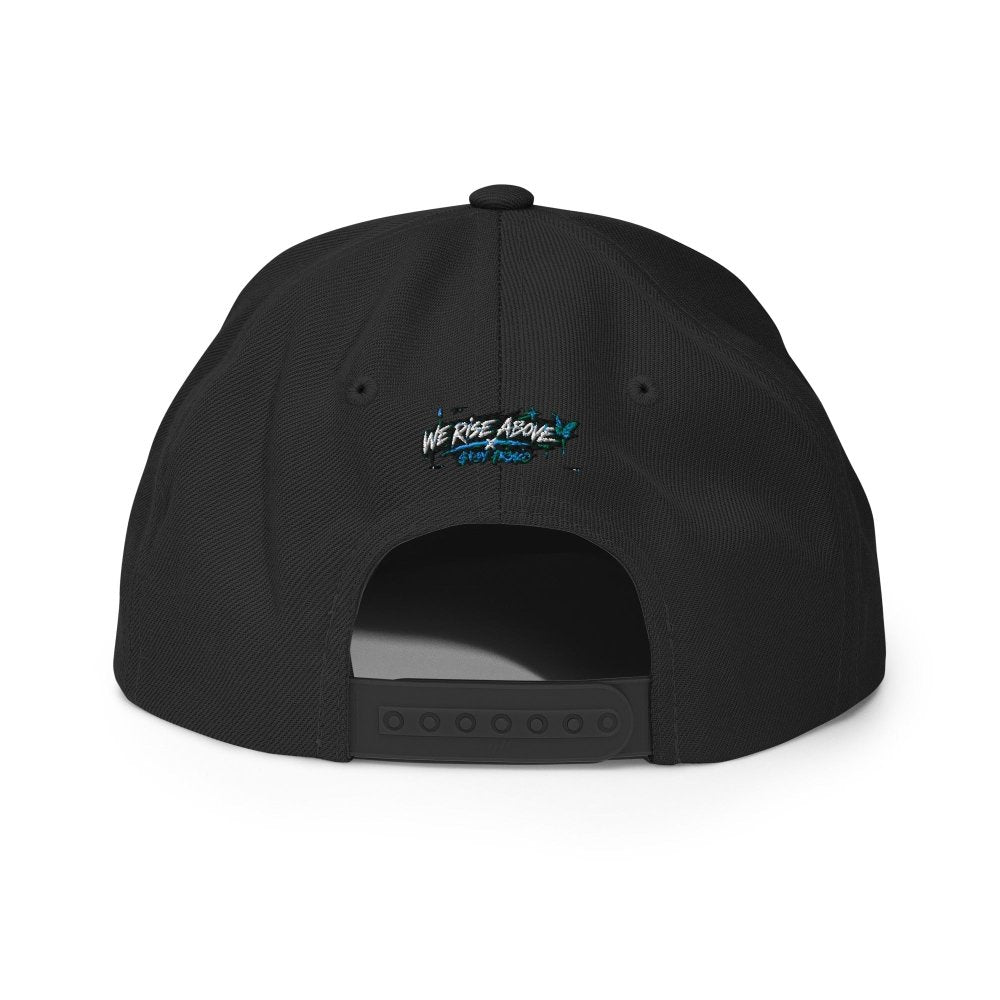 STAY FRESCO | Flat Brim Snapback Hat with Adjustable Fit - We Rise Above
