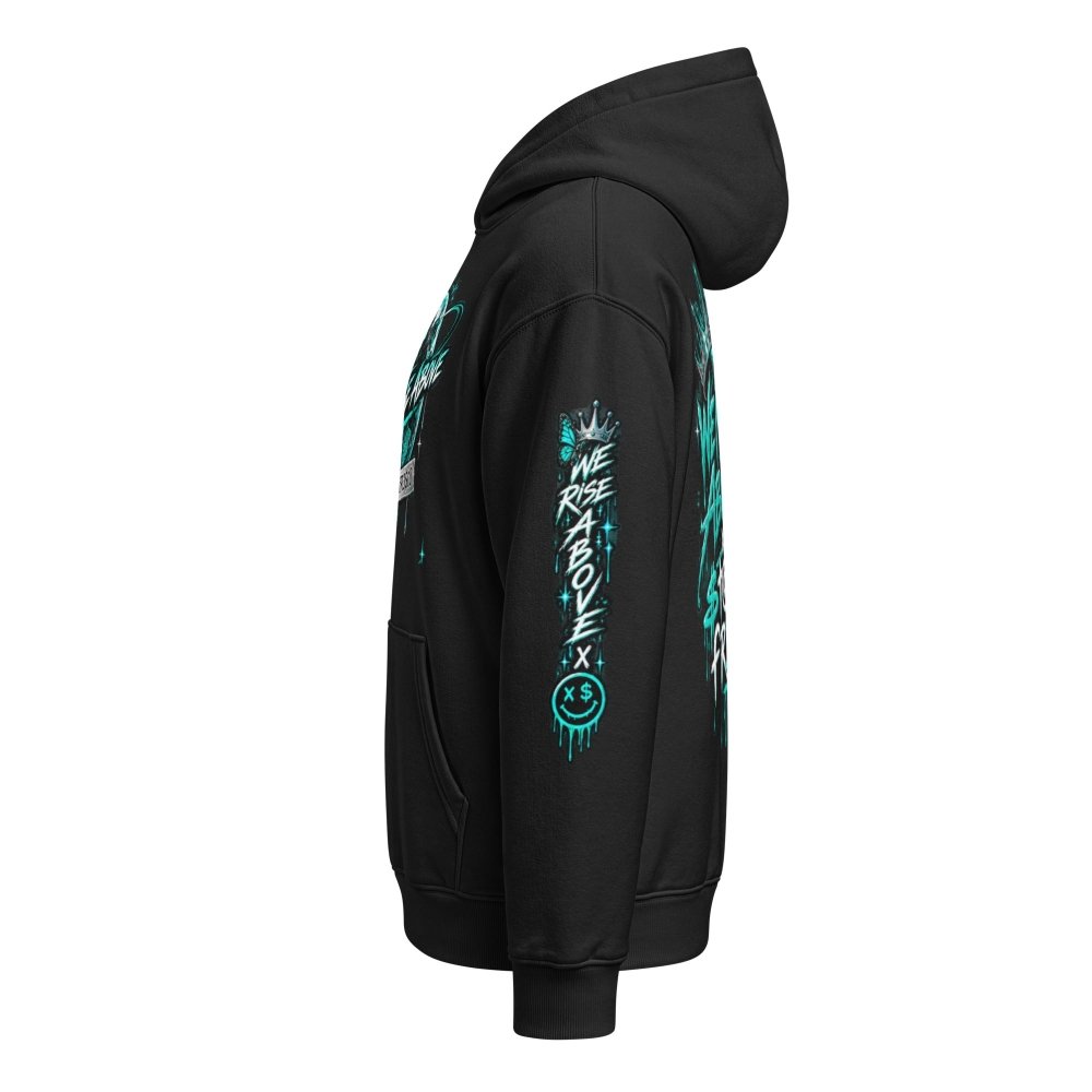 STAY FRESCO Oversized Heavyweight Hoodie - We Rise Above