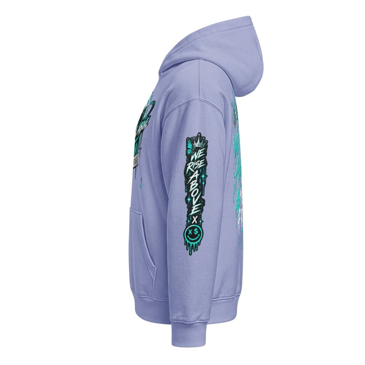 STAY FRESCO Oversized Heavyweight Hoodie - We Rise Above
