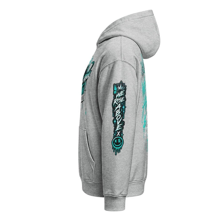 STAY FRESCO Oversized Heavyweight Hoodie - We Rise Above