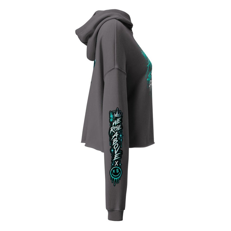 STAY FRESCO | Premium Streetwear Crop Hoodie - We Rise Above