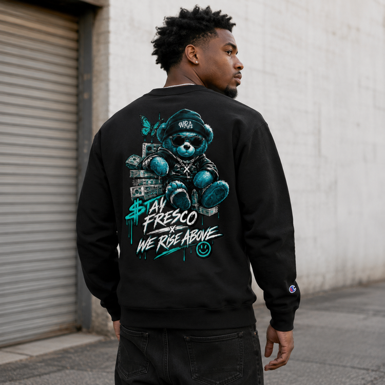 STAY FRESCO | WRA X T Y FR3 Champion Crewneck Sweatshirt - We Rise Above