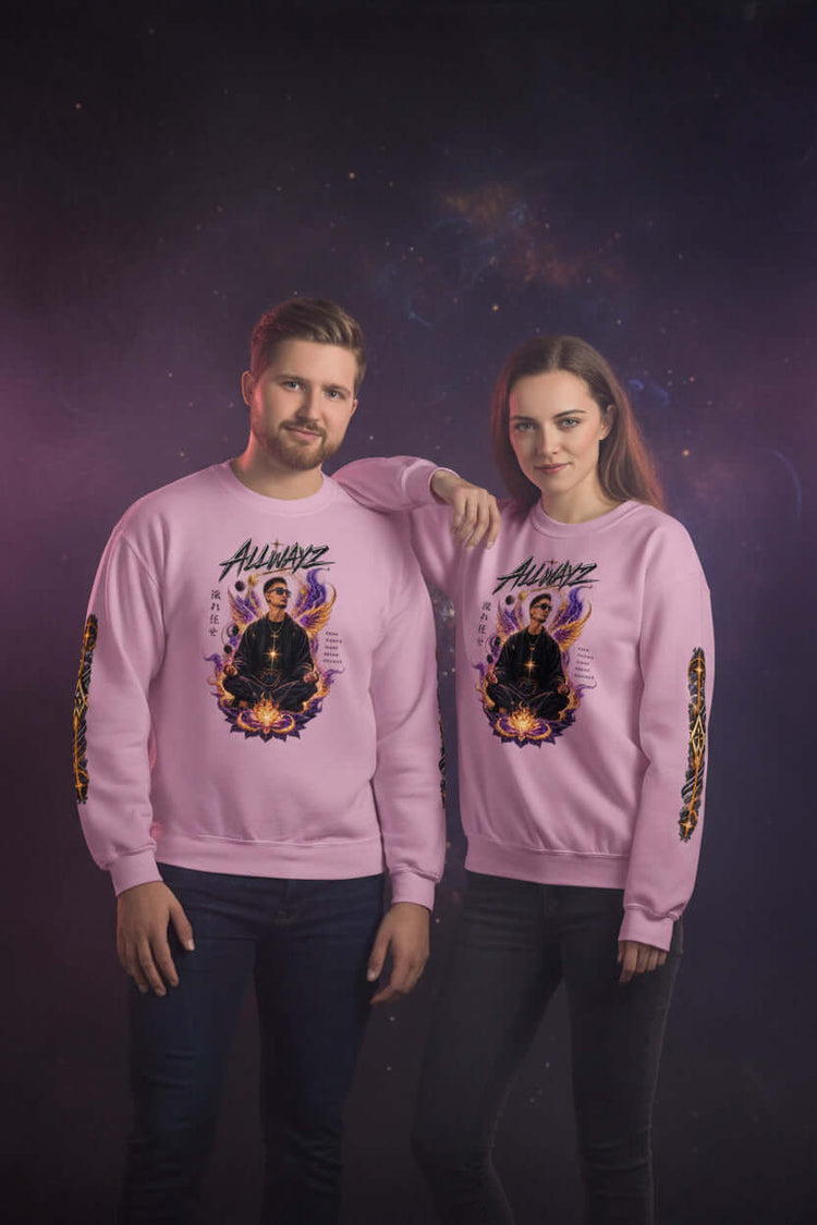 Meditation Unisex Sweatshirt Mindfulness Apparel - We Rise Above